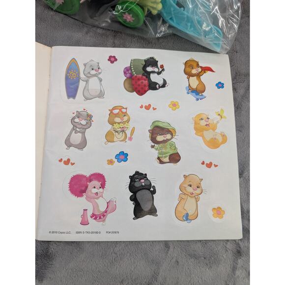 Zhu Zhu lot - babies hop along baby buggy NIB, 1 hampster & a book with stickers - Picture 7 of 13